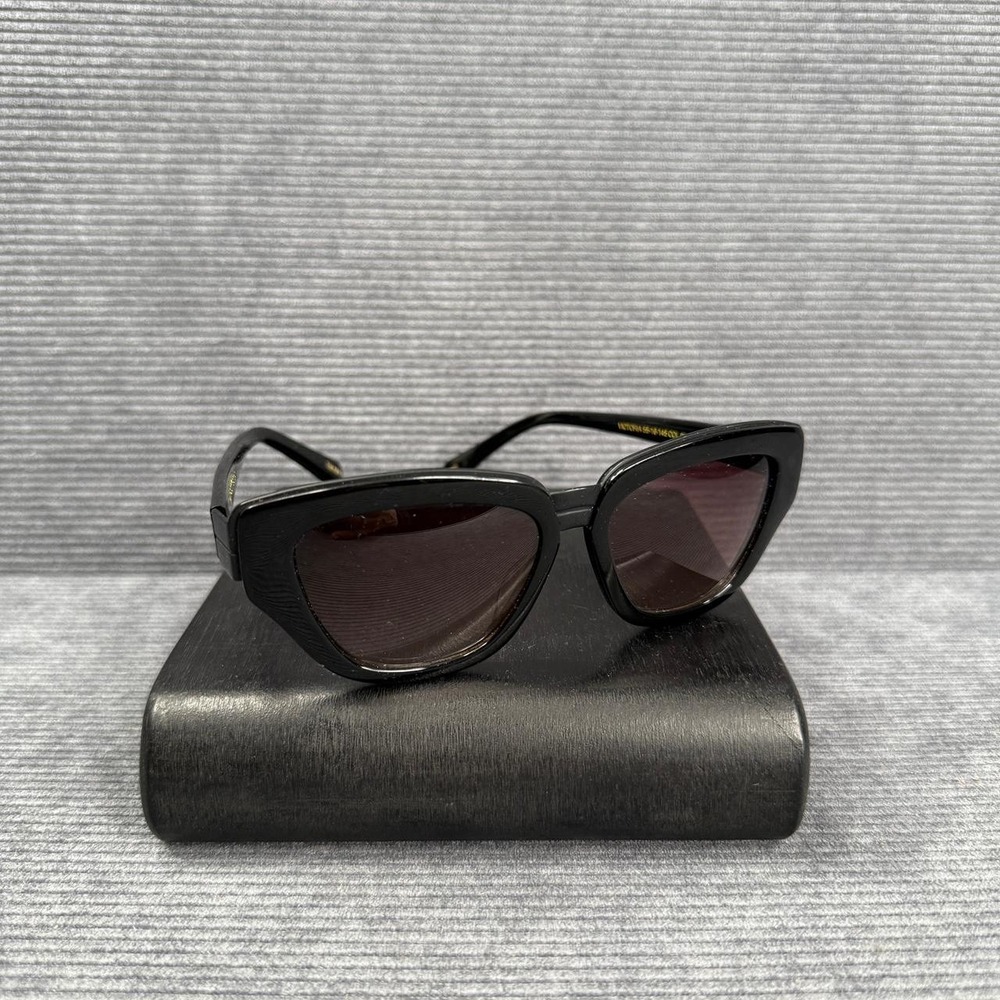 Moscot Sun Victoria Sunglasses Black Cat Eye Frames 55-16-145 NYC Est 1915 Y2K